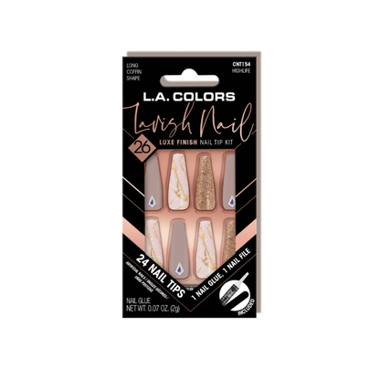 Kit de uñas postizas HIGHLIFE L.A COLORS