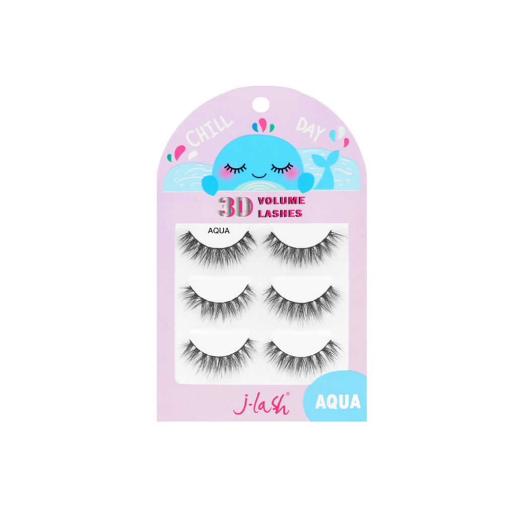 Pack de pestañas AQUA 3D J-Lash