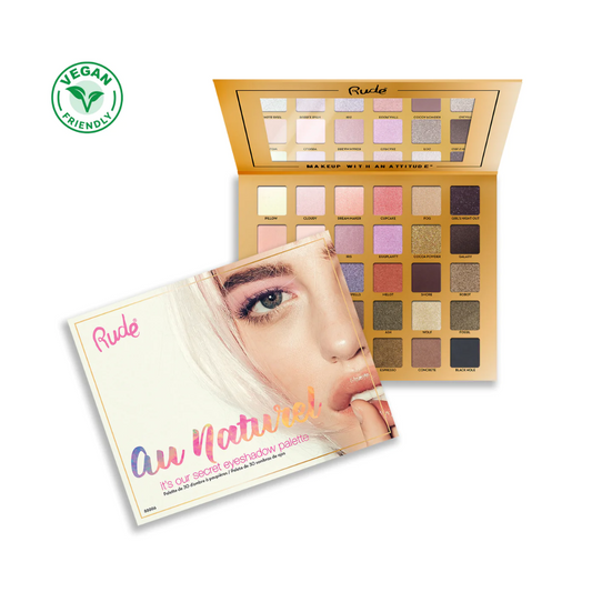 Paleta de Sombras AU NATURAL Rude Cosmetics