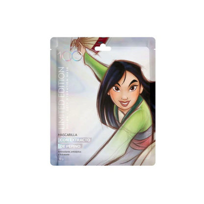 Mascarillas "Mulan" con Extracto de Pepino (Edición Limitada Disney)