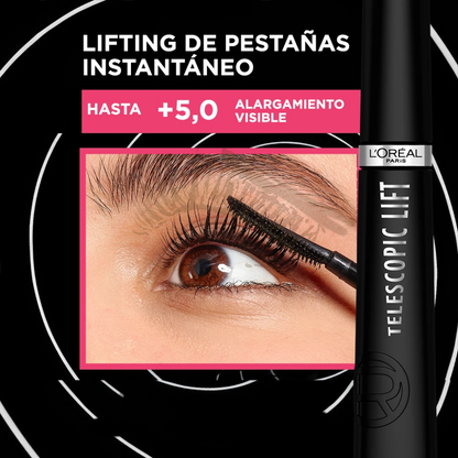 Máscara de Pestañas Telescopic Lift Loreal Waterproof